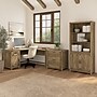 Bush Furniture Knoxville 72"H 5-Shelf Bookcase with Doors, Reclaimed Pine (CGB132RCP-03)~#|#~729DC783-6CCF-4CDD-A0E0E5DBCD77EA11_sc7