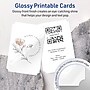 Avery Integrated Cards, 5" x 7", Glossy White, 50/Pack (95351)~#|#~72A22E52-0A82-4E92-8EEC6106E8A068AF_sc7