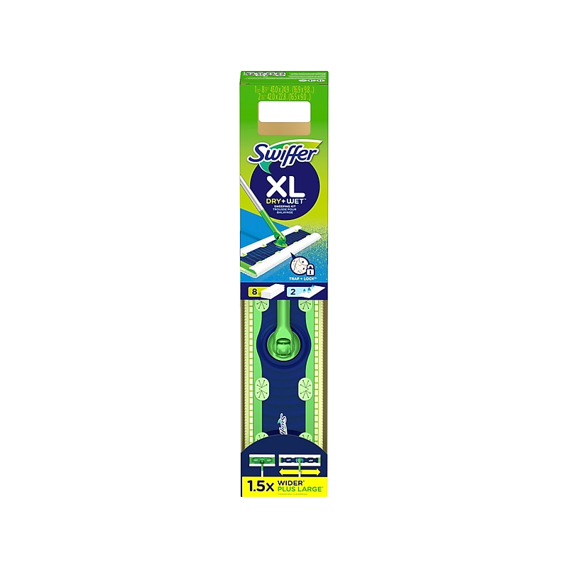 Swiffer Sweeper XL Dry + Wet Dust Mop Frame Kit, Multicolor (01096) image 1