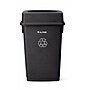 Alpine Industries Plastic Indoor Slim Commercial Trash Can with Lid, 23 Gallon, Black (477-BLK-PKG1)~#|#~72AB7DA8-A9E7-410F-B3F1A74C068BFC12_sc7