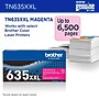 Brother TN635XXL Super High Yield Magenta Toner Cartridge, Prints Up to 6,500 Pages (TN635XXLM)~#|#~72B3DB1B-403C-428F-96BD4BDD6CE2ADCA_sc7