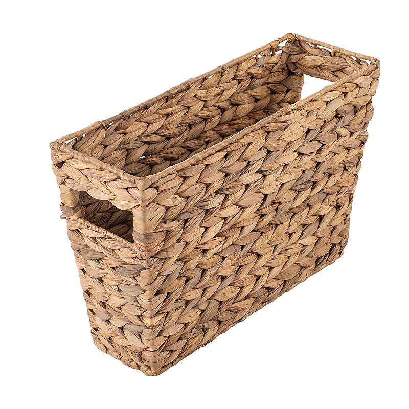 Honey-Can-Do Water Hyacinth Magazine Basket (STO-02883) image 1