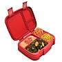 Bentgo Fresh Bento Box, 4-Compartment, Red, 39.2 oz. (BGOFR-2R)~#|#~72B7270C-2317-4A0A-98F7BBF88E7C317C_sc7