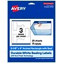 Avery Laser/Inkjet Sealing Labels, 5-1/8" x 4", White, 75 Labels/Pack (19479370697)~#|#~72B86337-816C-4520-8F0EB16293BF775B_sc7