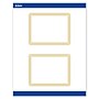 Avery Gold Multi-Lined Border Matte Blank Card, White, 20/Pack (S00-DHK)~#|#~72B971FE-E13D-4D67-8055352C82A0C7BC_sc7