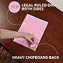 Roaring Spring Paper Products Enviroshades Notepad, 8.5" x 11.75", Wide Ruled, Pink, 50 Sheets/Pad, 3 Pads/Pack (74153)~#|#~72BDB14E-BE61-4F26-875D13BF1D75A2EE_sc7