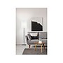 Adesso Liam 60.5" Brushed Steel Floor Lamp with White Cylinder Shade (1547-22)~#|#~72BF3A52-81B8-49C8-8786A391D21B86CA_sc7