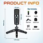 Delton U3000 Noise Canceling Condenser Microphone, Black (DRU3000)~#|#~72BFB91C-F49C-4B45-8CF8ECED05AFE4F8_sc7