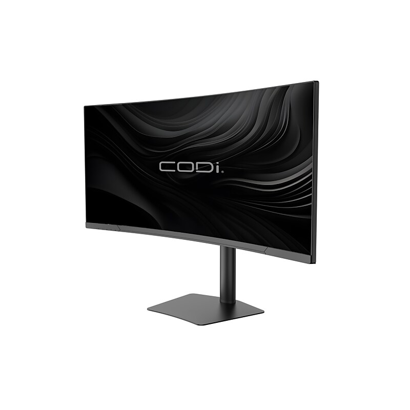 CODi 34" Ultrawide Curved 100Hz LED Monitor, Black (MO34H-UC) image 1