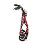 Medline Basic Knockdown Folding Steel Rollator, Adult, Red (MDS86860ERS8)~#|#~72C5BDAE-1D1C-491A-B415FC10F524D8F5_sc7