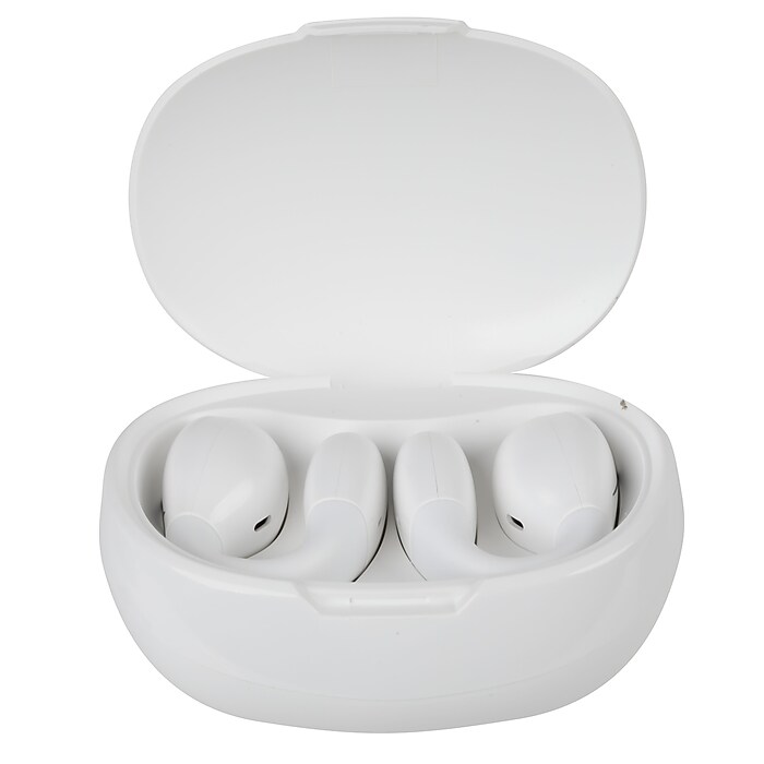 Altec Lansing Wireless Earbuds, Bluetooth, White (MZX1010-WHT-STK