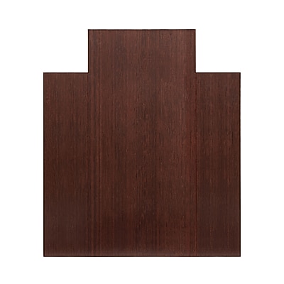 Anji Mountain Plush Bamboo Carpet & Hard Floor Chair Mat with Lip, 47″ x 51″, Dark Cherry (AMB0500-1003) Sansujyuku sansujyuku.com