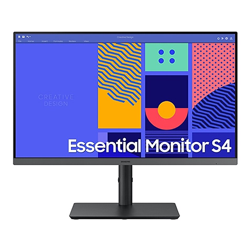 Samsung Essential 27" IPS Monitor, Black (S27C432GAN) image 1