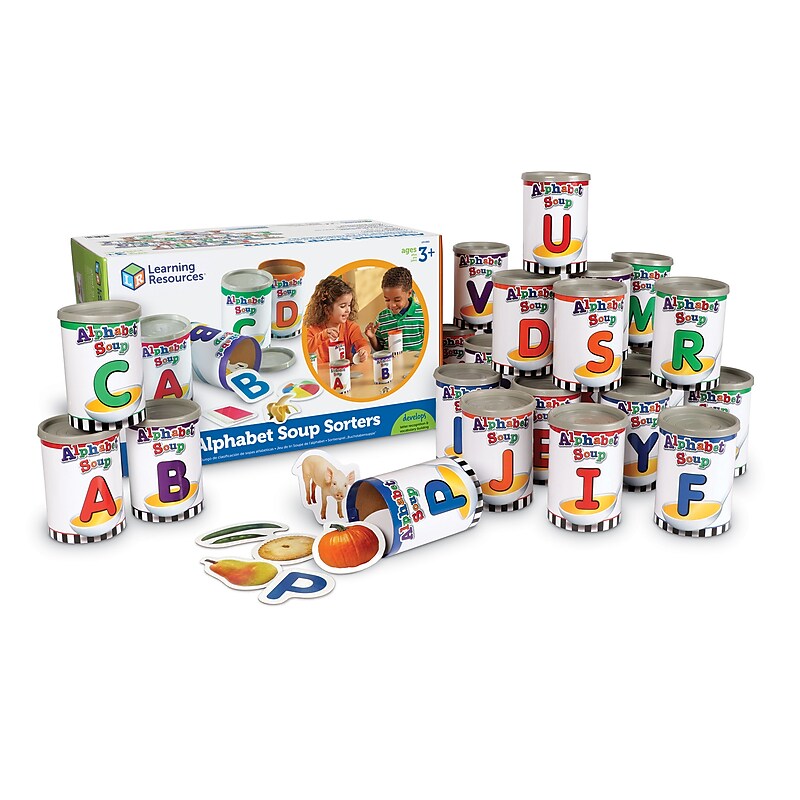 Learning Resources Alphabet Soup Sorters, 209/Set (LER6801) image 1