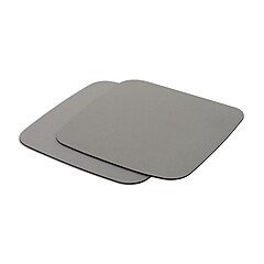 Staples TECH Non-Skid Mouse Pad, Gray, 2/Pack (ST61818