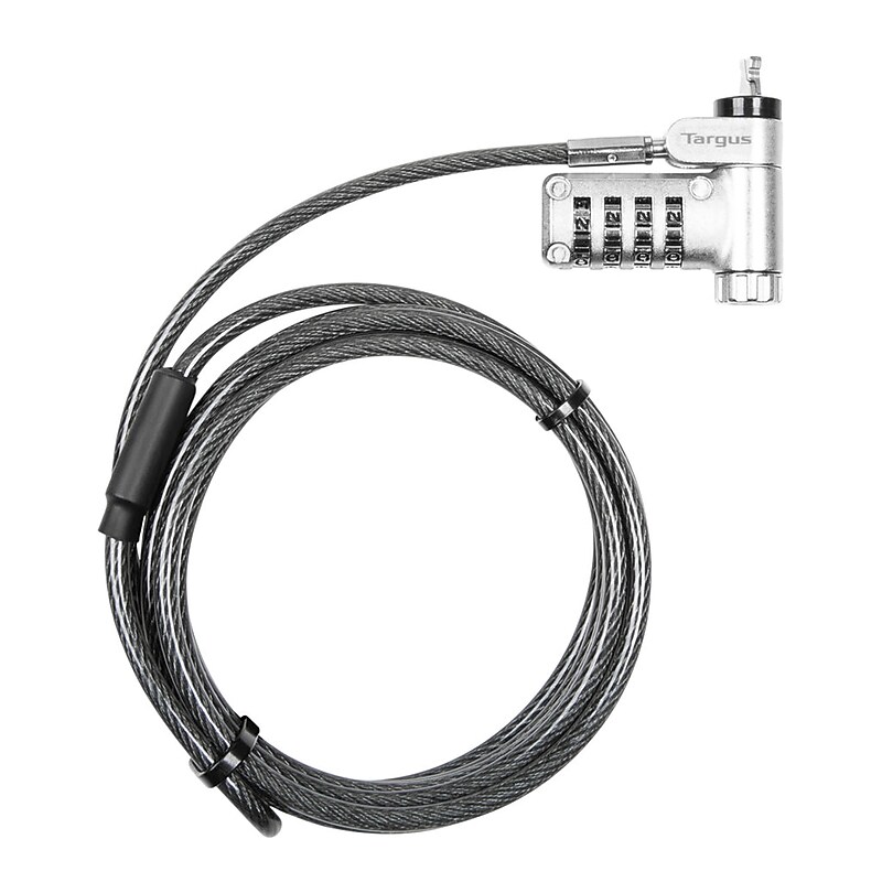 Targus DEFCON Ultimate Universal Serialized Laptop Combination Lock, 6.5 ft. (ASP96GLX-S) image 1