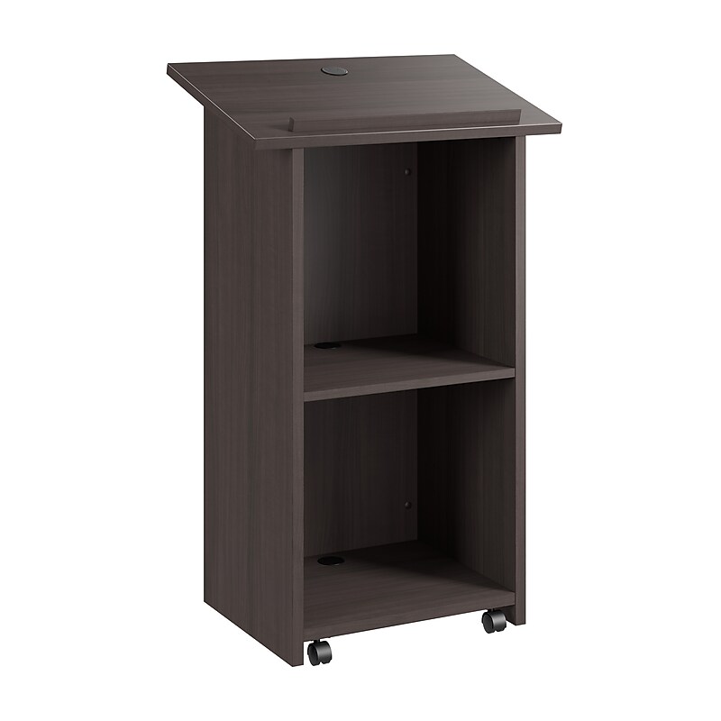 Bush Business Furniture Envision 48"H Podium Lectern, Storm Gray (NVD129SG) image 1