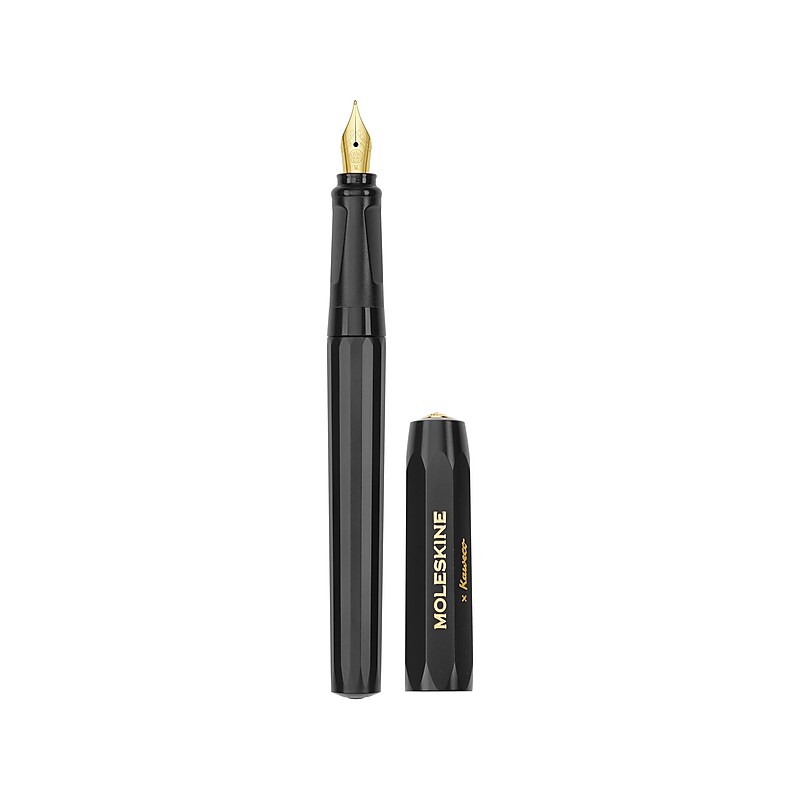 Moleskine Kaweco Fountain Pen, Medium Nib, Black (8056598854909) image 1
