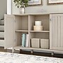 Bush Furniture Salinas Storage Cabinet with Doors, Antique White (SAS147AW-03)~#|#~72DF563C-07C4-4719-891F2AFA38DC14C0_sc7