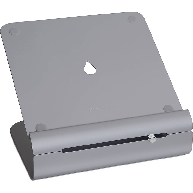 Rain Design iLevel 2 10.1" x 8.8" Aluminum Adjustable Laptop Stand, Space Gray (12032) image 1