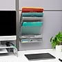 Mind Reader 7-Compartment Metal Desk Shelf, Silver (MAGROUND-SIL)~#|#~72E05640-BB2A-449B-8BC43305A994D129_sc7