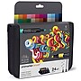 Winsor & Newton Promarker Brush Student Designer Alcohol Based Marker, Assorted Colors, 24/Pack (WNX0290079)~#|#~72E11B5A-94D5-4BC5-88BCDE2B7C4527D3_sc7