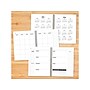 Willow Creek 9" x 11" Weekly & Monthly Planner, Paper Cover, Charcoal Gray (49167)~#|#~72E11ECC-C6AE-4BCA-AB77A274A24D3438_sc7