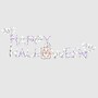 National Tree Company 57" Lighted Happy Halloween Sign (HO76-66806-1)~#|#~72E16C57-1CB9-442C-826B6176B4CE49FE_sc7
