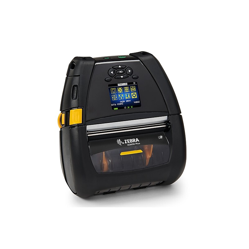 Zebra ZQ63-AUXA004-00 ZQ600 Plus Direct Thermal Label/Receipt Printer, Wireless, Black image 1