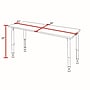 Regency Rectangular Activity Table, 42" x 30", Height Adjustable, Cherry (MT4230CHAPBK)~#|#~72E630FB-E87C-46E4-AFBFBC76332EE30A_sc7