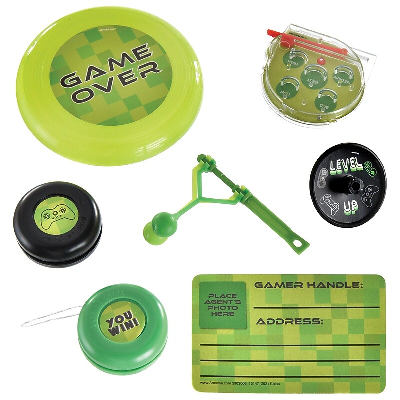 Party City Level Up Favor Pack, Multicolored, 48/Pack (AM3903006-NS) image 1