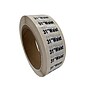 Nahanco 31" Waist Plastic Size Marker, Clear/Black/White, 250/Roll (DSM-473)~#|#~72E9A8B9-B5AD-4C46-B7503584C83C9263_sc7