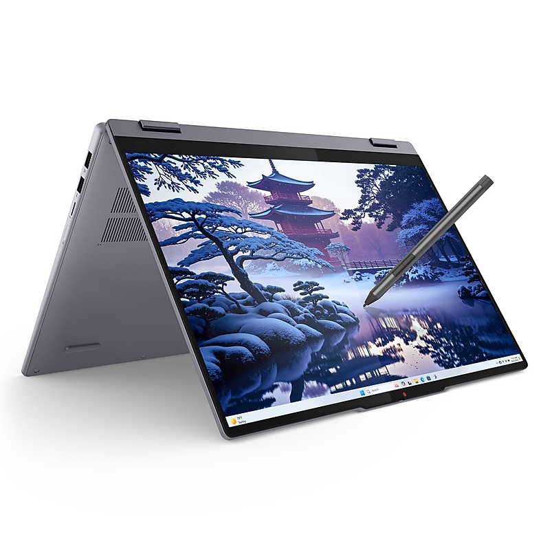 Lenovo IdeaPad 5i 2-in-1 16" LCD Touchscreen Laptop, Intel Core Ultra 5 225U, 16GB RAM, 512GB SSD, Windows 11, Luna Grey image 1
