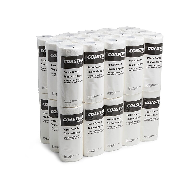 Coastwide Professional™ Professional Kitchen Rolls Paper Towels, 2-ply, 85 Sheets/Roll, 30 Rolls/Pack (CW21810CT) image 1