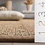 Safavieh Natural Fiber Collection 8' x 8' Square Indoor Area Rug, Machine Made, Natural/Beige (NF114A-8SQ)~#|#~72F6E8E7-76DD-4E39-BE3A38E21F064BA5_sc7
