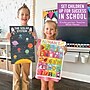 Hadley Designs 17" x 11" Colorful Preschool Educational Posters For Toddlers, Laminated, 16/Set (HDDX004ACAK4L)~#|#~72F9AAB9-FE31-48B8-B3434318C91BCBA9_sc7