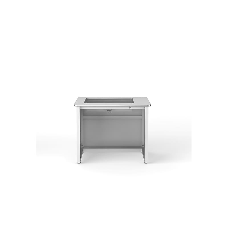 VersaDesk 36"W Downview Computer Desk, White (DV3630-WW) image 1
