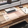 Smead Small Vegan Leather Anti-Slip Desk Pad, 23.6" x 13.7", Light Pink (SMD64839)~#|#~72FD6997-53EA-4234-8325C7EBACA0851A_sc7
