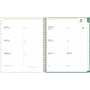 2024-2025 Blue Sky Day Designer Palms 8.5" x 11" Academic Weekly & Monthly Planner, Plastic Cover, White/Green (137891-A25)~#|#~72FFF38C-7D6A-4FC5-9812D2F16CC5B160_sc7