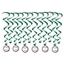 Beistle Baseball Whirls, Green/White, 3/Pack (53610)~#|#~7303EC36-DD11-424A-8C464B32F1C0398B_sc7