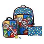 Bioworld Kids' 5-Piece Super Mario Backpack Set, Medium, Multicolor (B1B1MKLSMBSB00)~#|#~7307229B-45A0-4D89-B4BCDC2B52B63E67_sc7