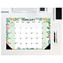2025 Willow Creek Succulents 17" x 12" Monthly Desk Pad Calendar