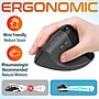 Delton S38 Wireless Ergonomic Optical Mouse, Black (DMS38-WB)~#|#~730BF5BE-F320-4348-A29B9E8EFCD8C2C5_sc7