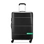 United Colors of Benetton x DELSEY PARIS Now! 23" Hardside Carry-On Luggage with Spinner Wheels, TSA Checkpoint Friendly, Black~#|#~730C66CB-AEF9-44AF-8188DB6A9B6ABBC0_sc7