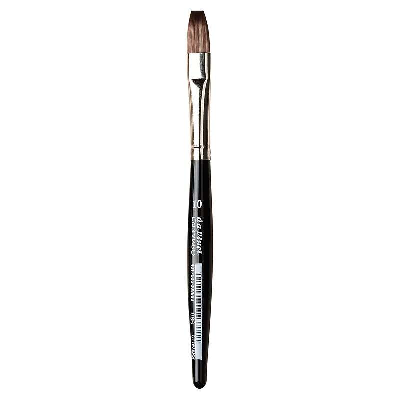 da Vinci CASANEO XS Mixed Media Synthetic Bristle, Flat Brush (DVXVA98610) image 1