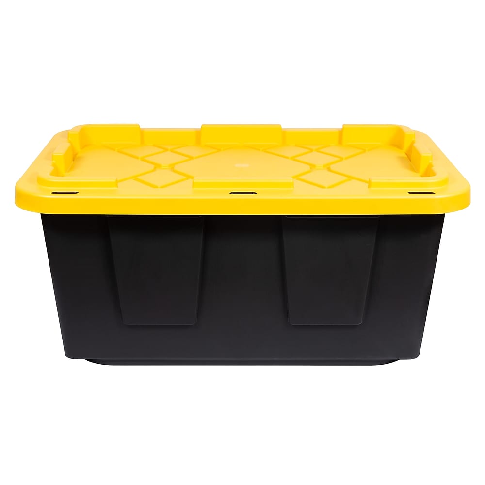 Greenmade® storage tote, black, 27 gal.