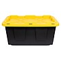Greenmade 108 Quart Storage Bin with Snap Lid, Plastic, Black/Yellow (669871)~#|#~730CE98C-7B9A-4FA0-A16582BCF53EAB54_sc7
