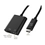 scosche strikeLINE USB-C to 3.5mm/USB-C Audio Adapter, Male to Female/Female, Black (CAAP-SP)~#|#~7310EFAD-4B3C-44C3-B36F8CA1D936D7B0_sc7