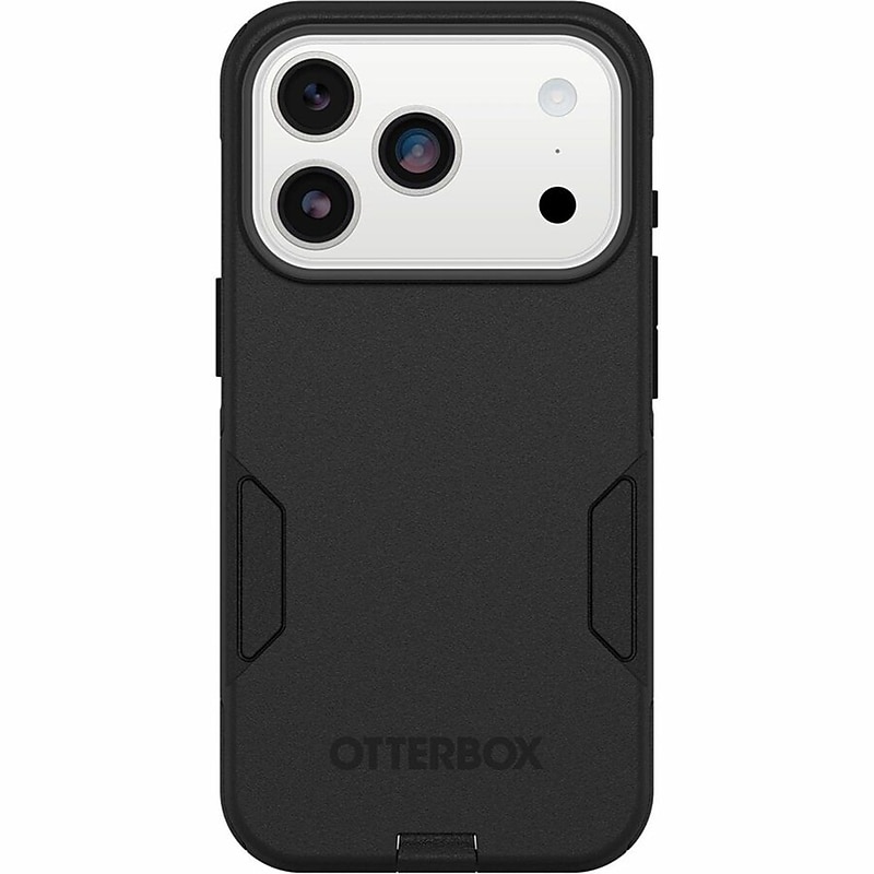 OtterBox Commuter MagSafe Phone Case for Apple iPhone 17 Pro, Shock Absorbing, Black (77-98323) image 1