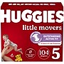 Huggies Little Movers Baby Diapers, Size 5, 104/Carton (49754)~#|#~7315A46A-EF43-41DF-9935BDFC00C56B00_sc7